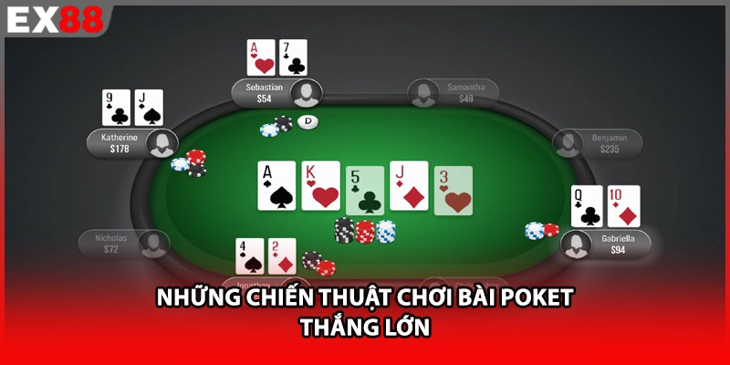 Những chiến thuật chơi bài poker thắng lớn