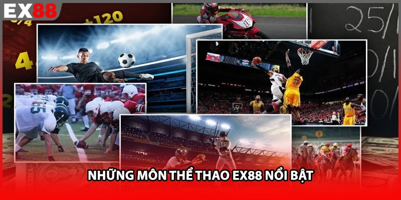 Những môn thể thao EX88 nổi bật